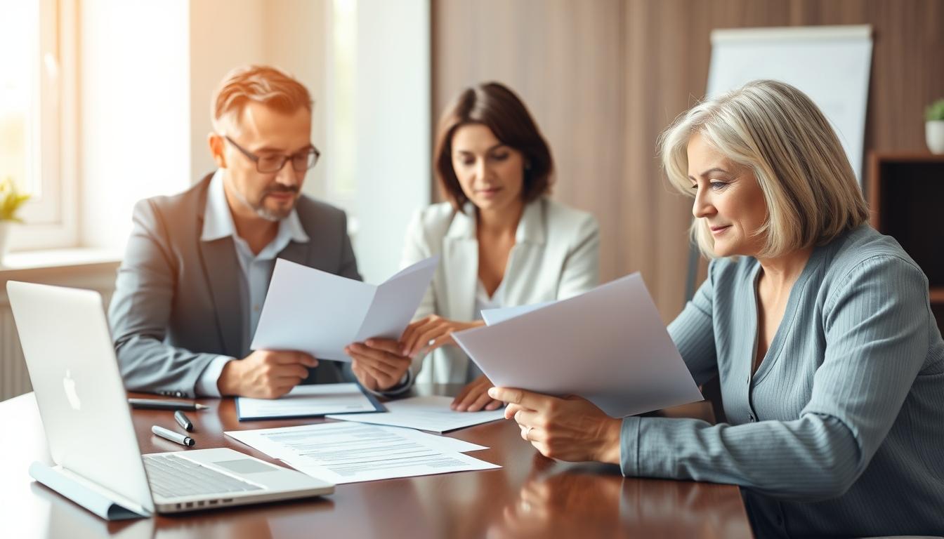 Business agreement signing